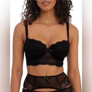NWOT Freya Women's plus-size Freya Fancies Underwire Longline Bra 30H